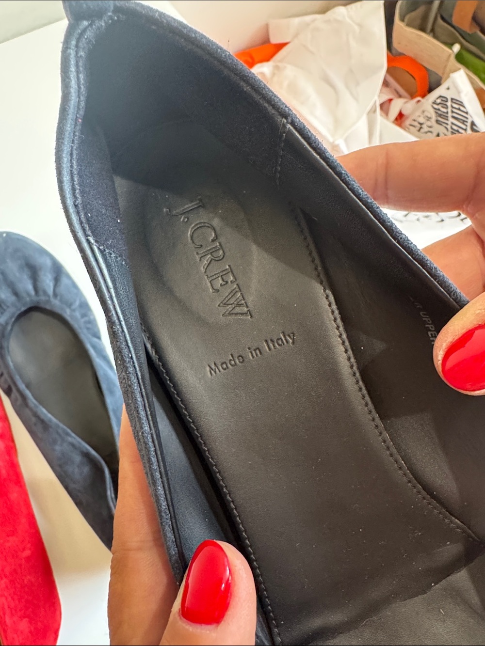 J Crew Made In Italy Ballet Flats-Tan - Picture 3 of 4